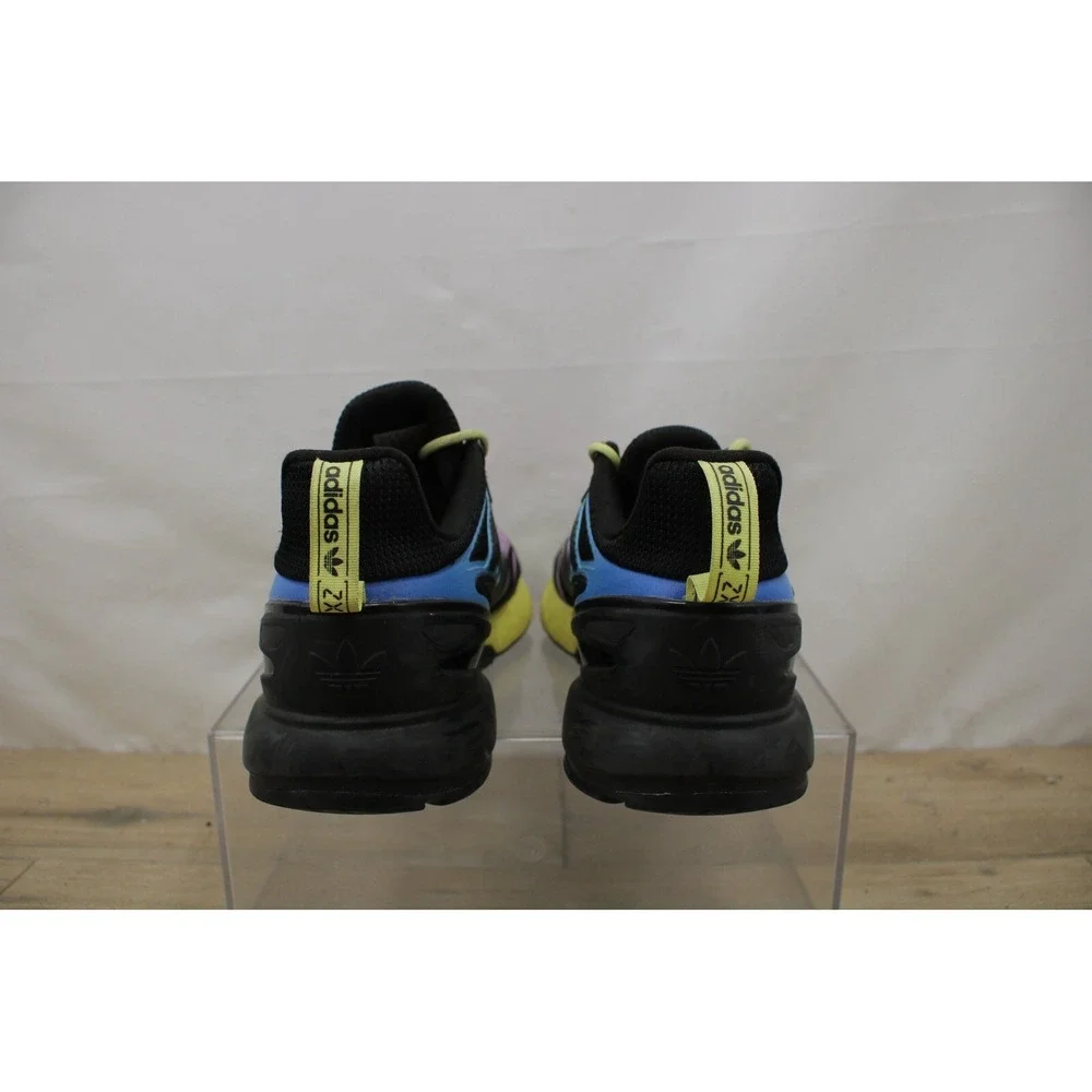 Adidas ZX 2K Boost 2.0 Men's Athletic Sneakers Black Yellow Ink GY8283 Size 10.5